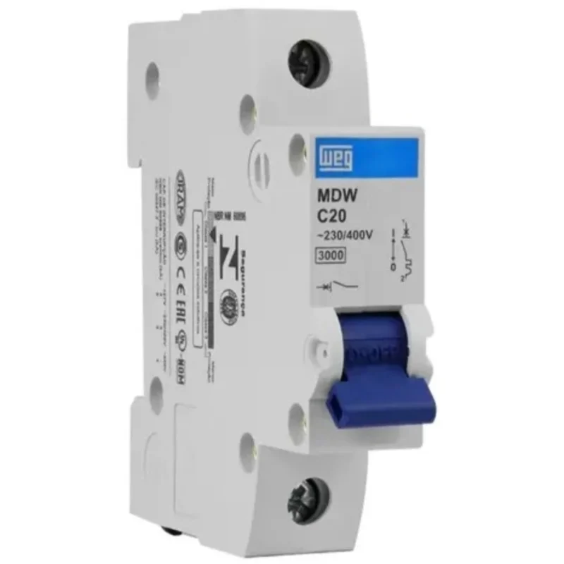Disjuntor UNIP 20A MDWP-C20 3KA