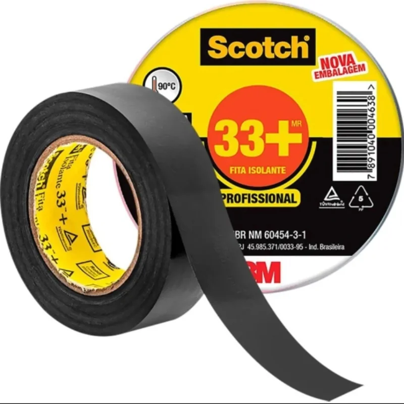 Fita isolante 20MX19MM SCOTCH 33+ PT 3M