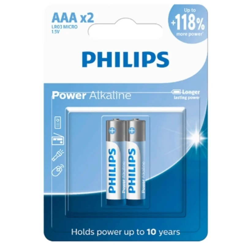 Pilha Philips Alcalina